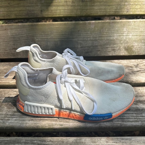 adidas Other - Adidas NMD_R1 Graffiti Sneakers White Signal Coral FV7852 Men's Sz 11 Streetwear